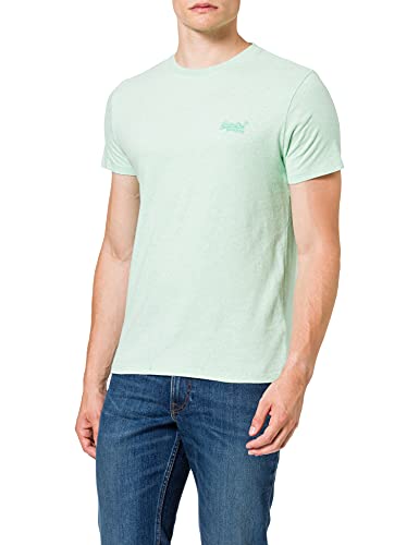 Superdry Herren M1011245A T-Shirt, Spearmint Marl, L von Superdry