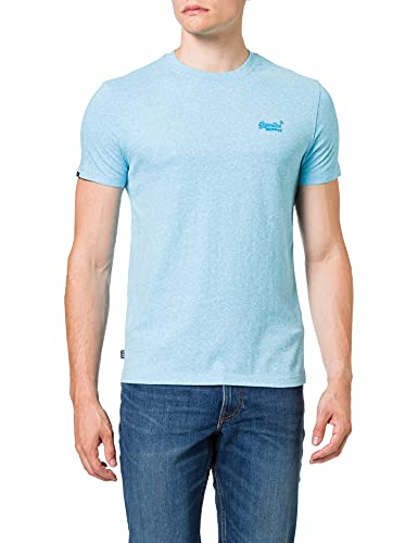 Superdry Herren M1011245A T-Shirt, Turquoise Sea Grit, M von Superdry