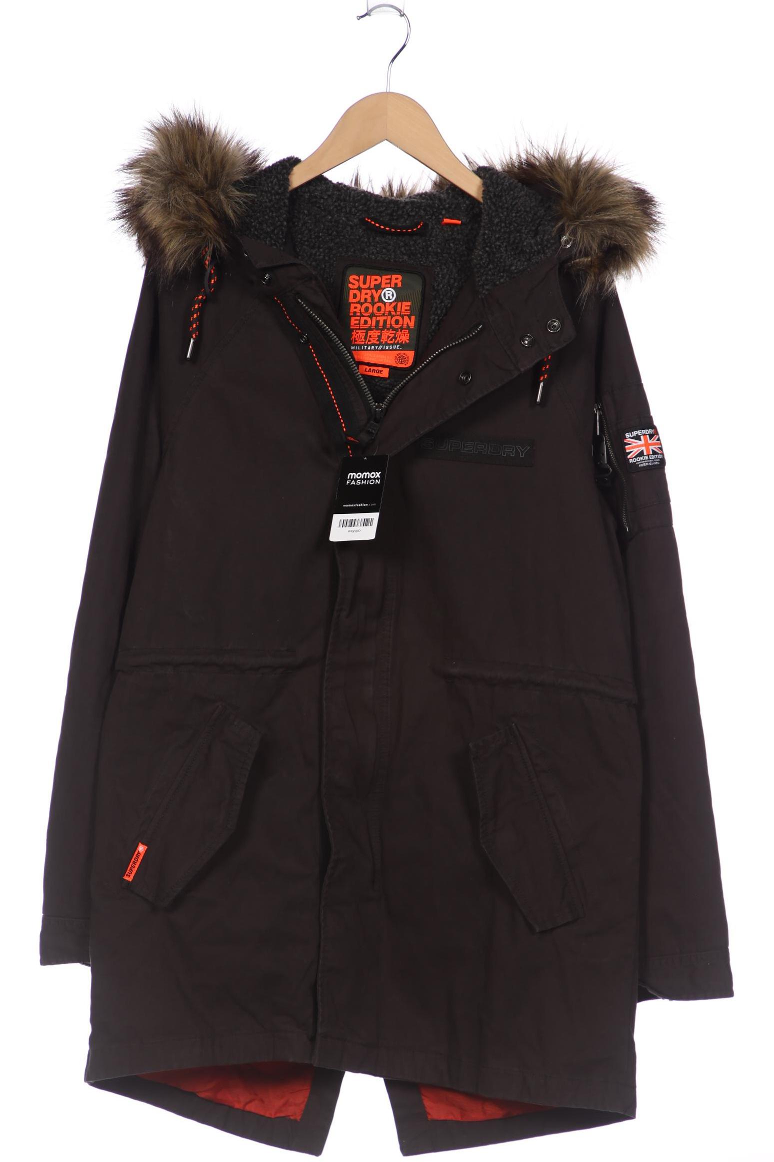 Superdry Herren Mantel, grau von Superdry