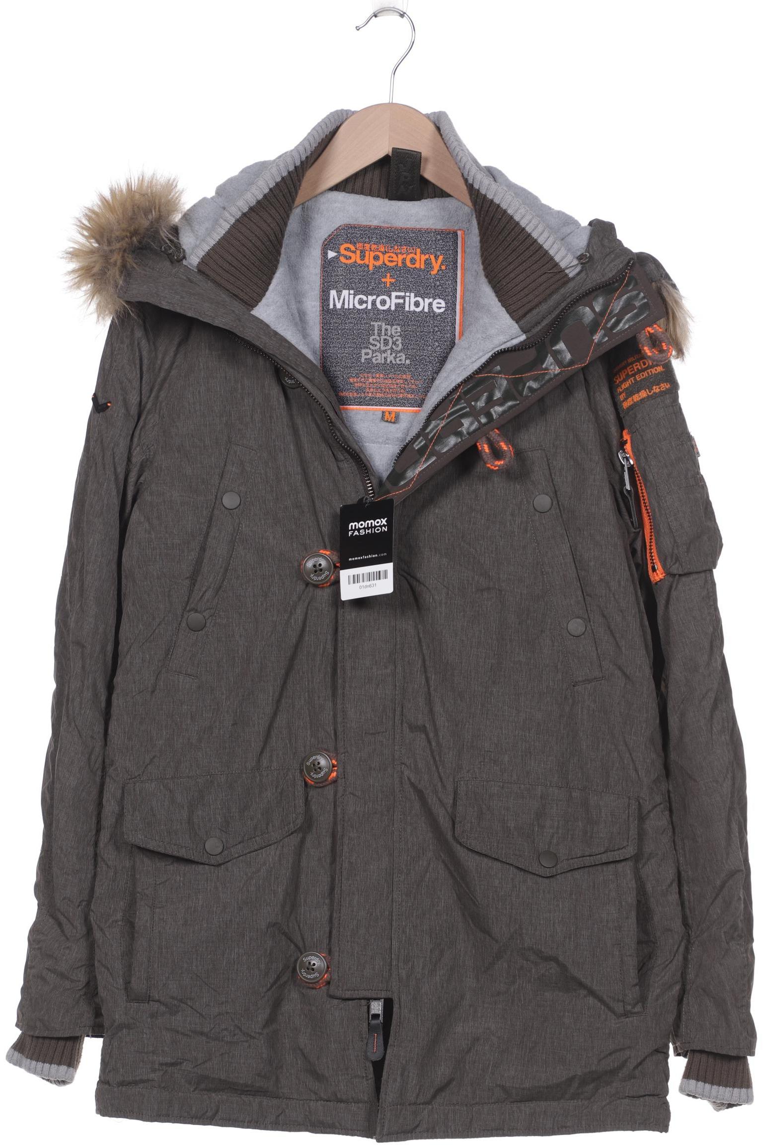 Superdry Herren Mantel, grün, Gr. 48 von Superdry