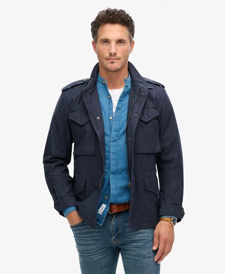 Superdry Men's The Merchant Store - Feldjacke Marineblau - Größe: M von Superdry