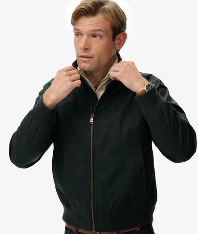 Superdry Herren Modern Sports Jacke Green - Größe: L von Superdry