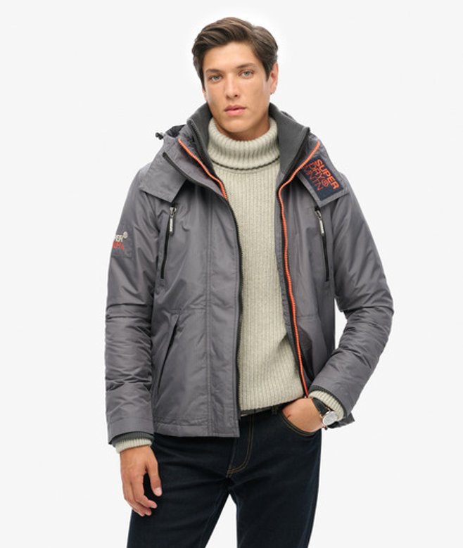 Superdry Herren Dunkelgrau Mountain SD Windcheater, Größe: M - Größe: M von Superdry