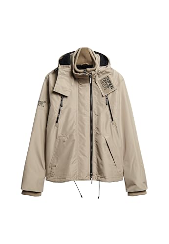 Superdry Herren Mountain Windcheater Jacke, Winter Twig Beige, XL von Superdry