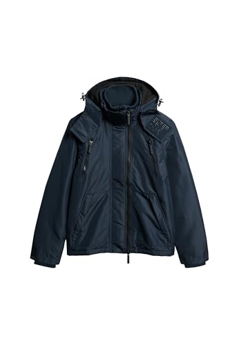 Superdry Herren Mountain Windjacke mit Kapuze Finster Marineblau/Marineblau XXL von Superdry