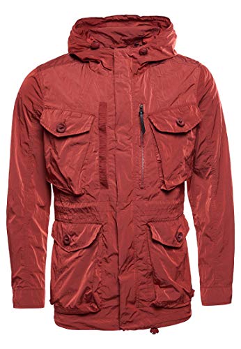 Superdry Herren NEW MILITARY PARKA Mantel, Barn Red, M Superdry Herren NEW MILITARY PARKA Mantel, Barn Red, M von Superdry