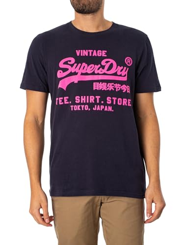 Superdry Herren Neon Vl C1-Bedrucktes T-Shirt (M), Strick Und Sweatshirts, M von Superdry