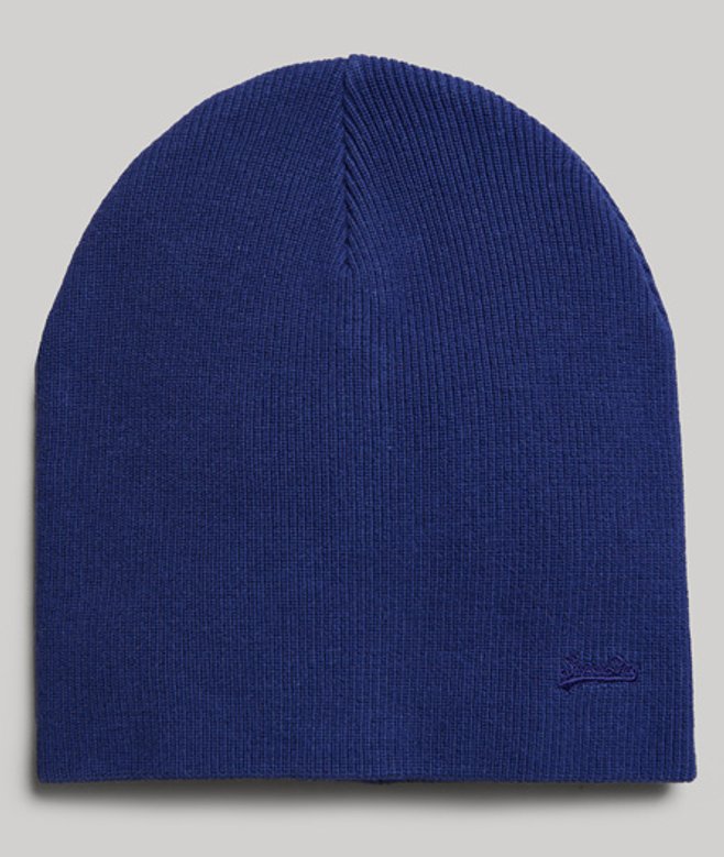 Superdry Herren Orange Label Vintage Logo Beaniemütze aus Bio-baumwolle Blau - Größe: One Größe Superdry Herren Orange Label Vintage Logo Beaniemütze aus Bio-baumwolle Blau - Größe: One Größe von Superdry