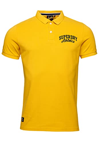 Superdry Herren Polo Bordado Kapuzenpullover, Springs Yellow, S von Superdry