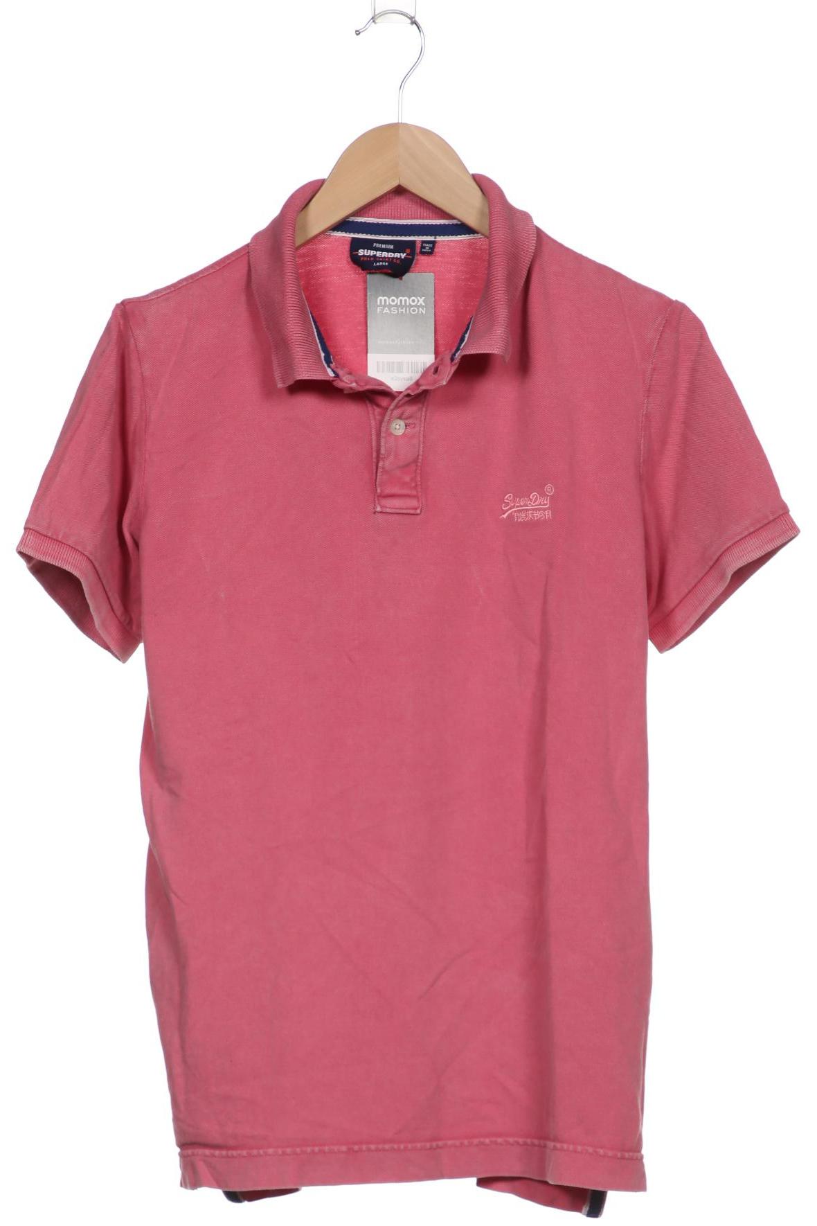 Superdry Herren Poloshirt, pink von Superdry