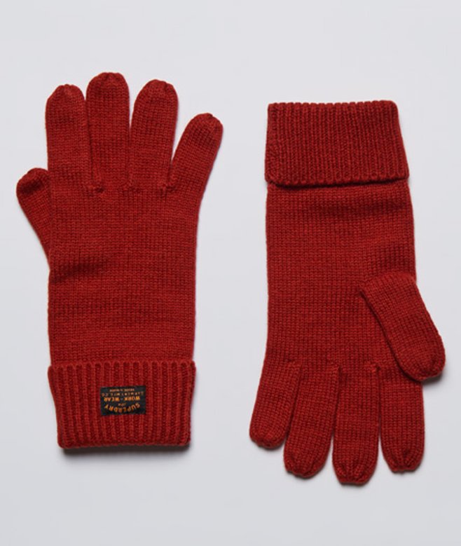 Superdry Herren Radar Handschuhe Rot - Größe: One Größe Superdry Herren Radar Handschuhe Rot - Größe: One Größe von Superdry