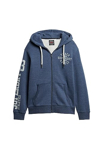 Superdry Herren Reißverschluss Sweatshirt, Mehrfarbig, Large von Superdry