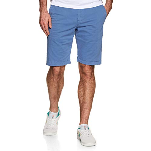 Superdry Herren Schlag Shorts International Chino Short, Blau (Neptune Blue Aky), 30 von Superdry