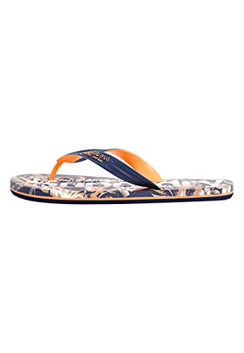 Superdry Herren Scuba AOP FLIP Flop Zehentrenner, Mehrfarbig (Indo Leaf 0vg) von Superdry