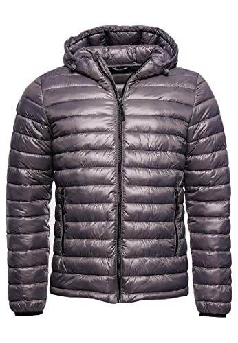 Superdry Herren Shine Hooded Fuji Jacken, Mittel Grau, L Superdry Herren Shine Hooded Fuji Jacken, Mittel Grau, L von Superdry