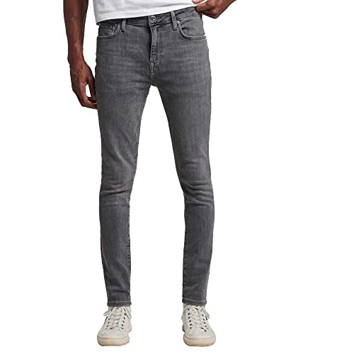 Superdry Herren Slim Fit Jeans Hose, Grau (Clinton Used Grey), 32W x 32L von Superdry