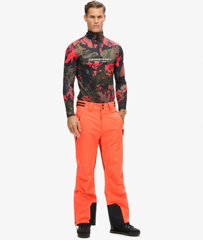 Superdry Men's Freestyle Core Skihose Orange - Größe: M von Superdry