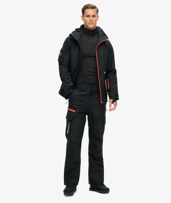 Superdry Herren Ski Ultimate Rescue Hose Schwarz - Größe: M von Superdry