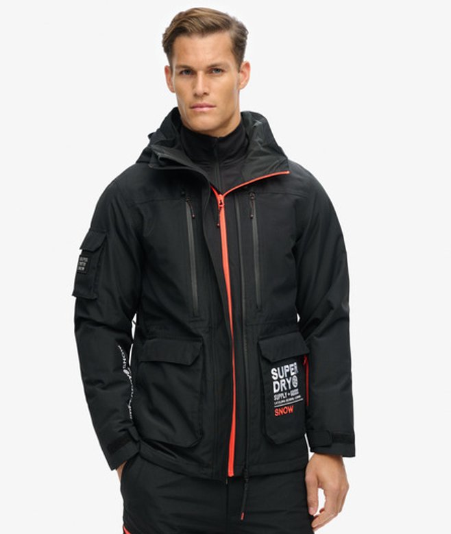 Superdry Herren Ski Ultimate Rescue Jacke Schwarz - Größe: S von Superdry