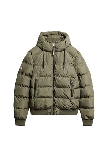 Superdry Herren Sports Bomberjacke mit Steppung Blassolivgrün XL von Superdry