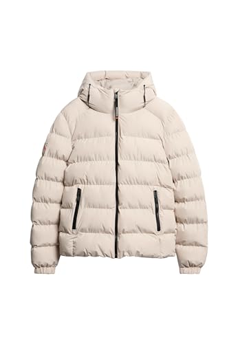 Superdry Herren Sports Steppjacke mit Kapuze Chateau Grau S von Superdry