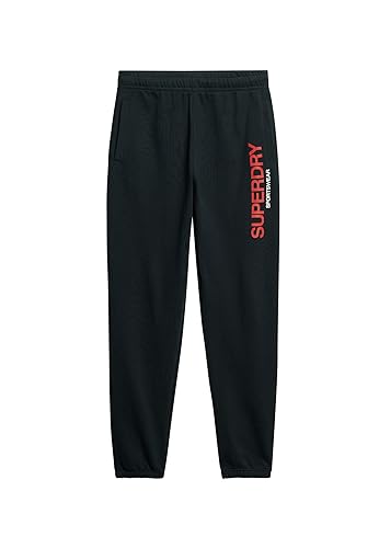 Superdry Herren Sportswear Logo Jogginghose in Karottenform Finster Marineblau L von Superdry