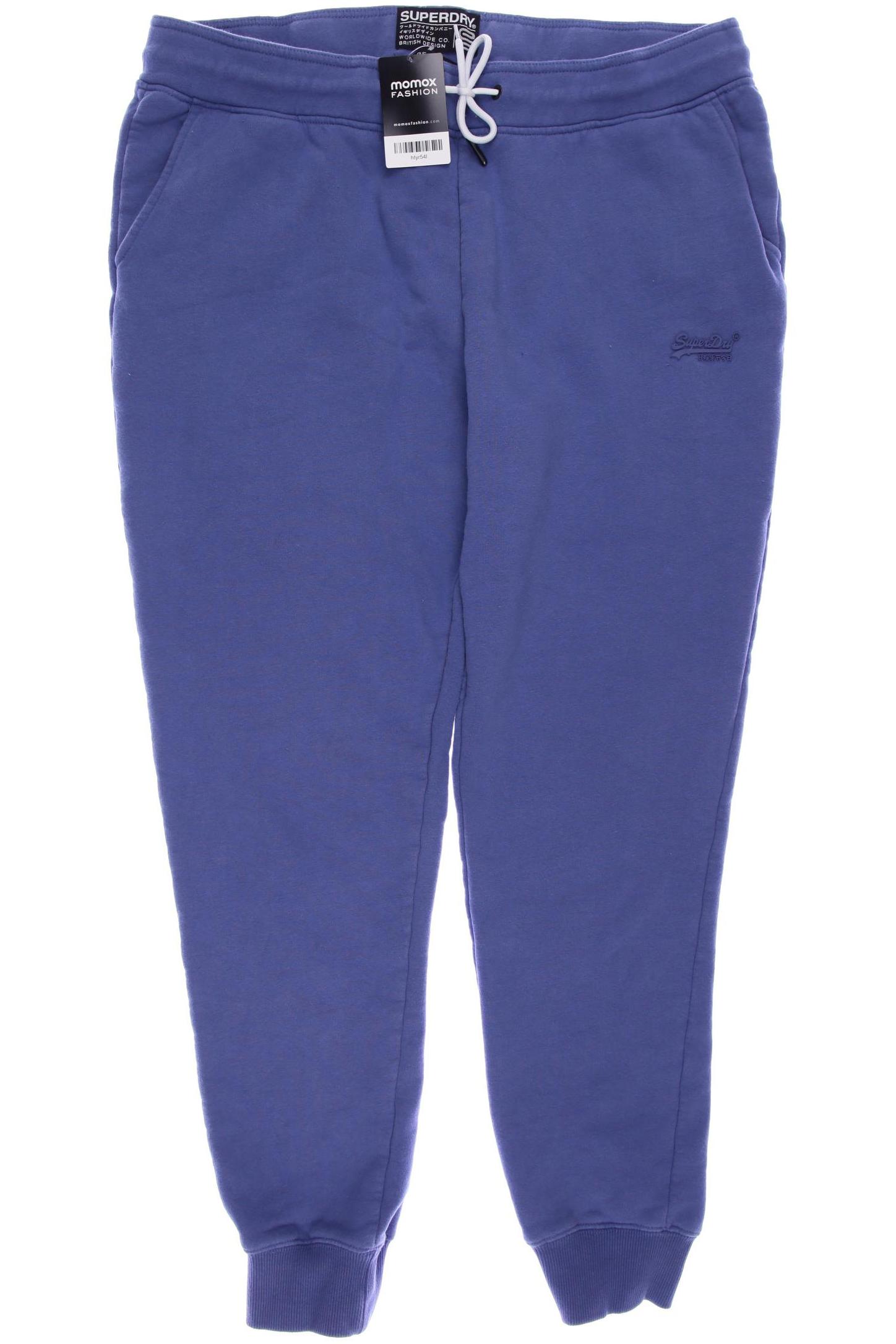 Superdry Herren Stoffhose, blau von Superdry