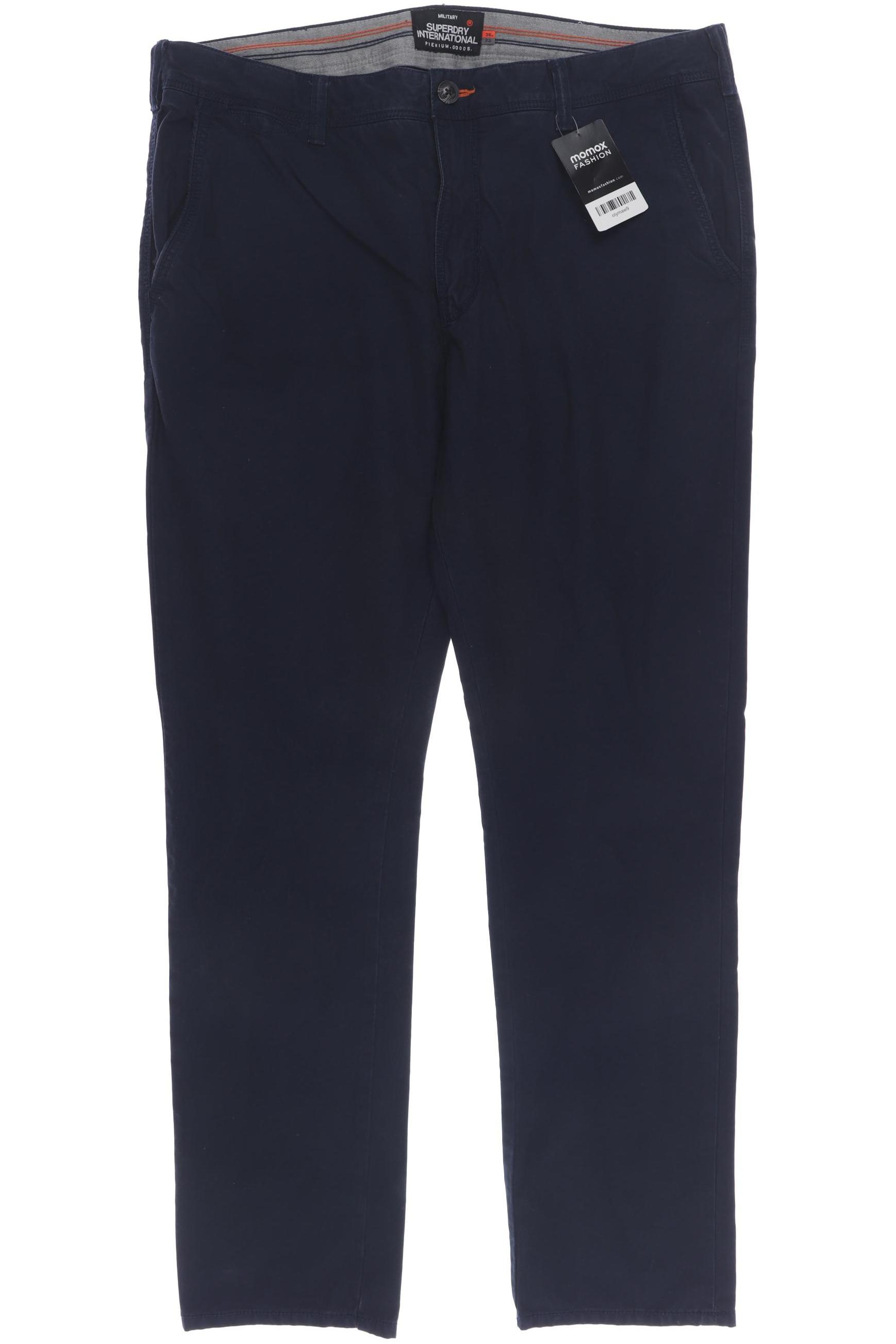 Superdry Herren Stoffhose, marineblau von Superdry