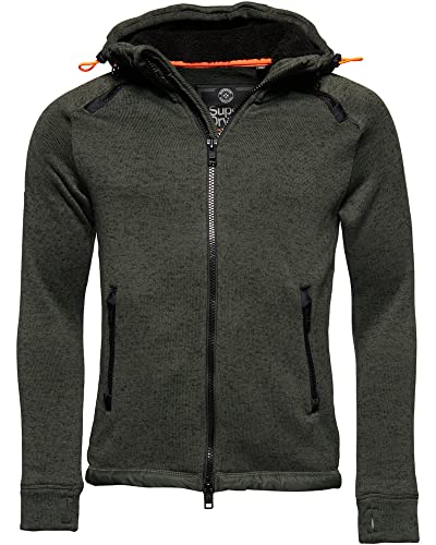 Superdry Herren Storm Double Kapuzenjacke mit Reißverschluss Olivegrün XS Superdry Herren Storm Double Kapuzenjacke mit Reißverschluss Olivegrün XS von Superdry