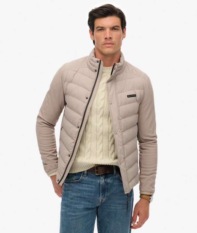 Superdry Herren Storm Popper Softshell-jacke Beige - Größe: XL von Superdry