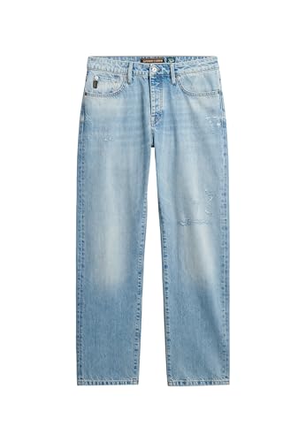 Superdry Herren Straight Jeans Eichenholz Hell 28/32 Superdry Herren Straight Jeans Eichenholz Hell 28/32 von Superdry