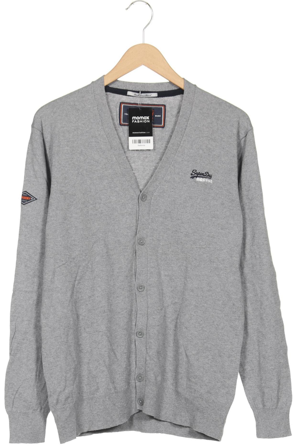 Superdry Herren Strickjacke, grau von Superdry