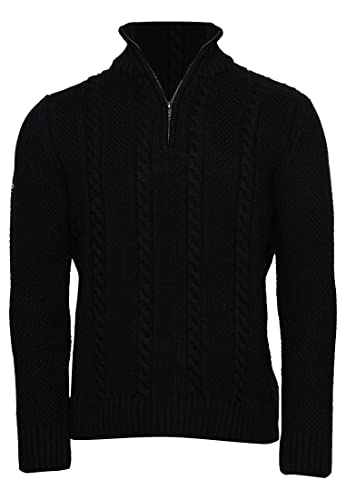 Superdry Herren Strickpullover aus Draht T-Shirt, Eklipse Navy, M von Superdry
