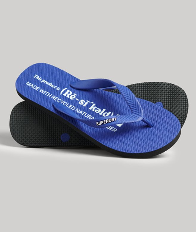 Superdry Herren Studios Flipflops Hellblau - Größe: L Superdry Herren Studios Flipflops Hellblau - Größe: L von Superdry