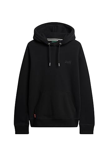Superdry Herren Sudadera Capucha Con Logotipo Sweatshirt, Schwarz, XXXL von Superdry