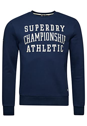 Superdry Herren Sudadera Kapuzenpullover, Lauren Navy, XXL von Superdry