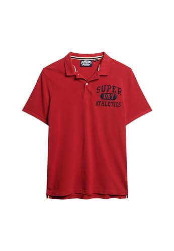 Superdry Herren Superstate Polohemd Scheunentor Rot XXL von Superdry