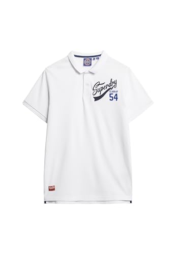 Superdry Herren Superstate Polohemd Weiß 1 XL von Superdry