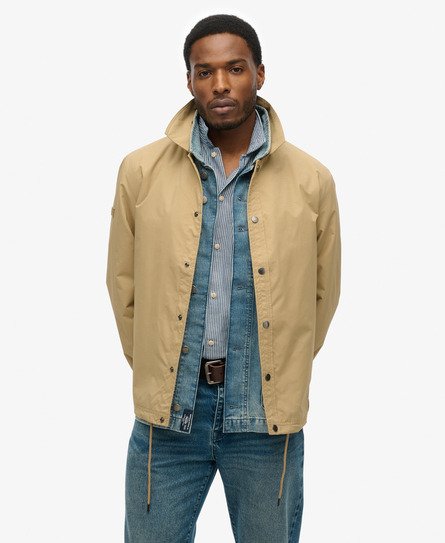 Superdry Herren Surplus Otto Trainingsjacke Braun - Größe: M von Superdry