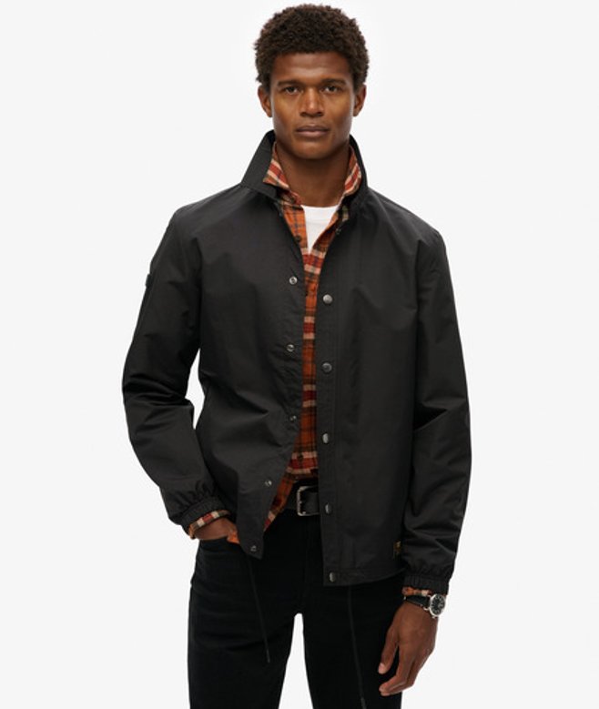 Superdry Men's Surplus Otto Trainingsjacke Schwarz - Größe: M von Superdry