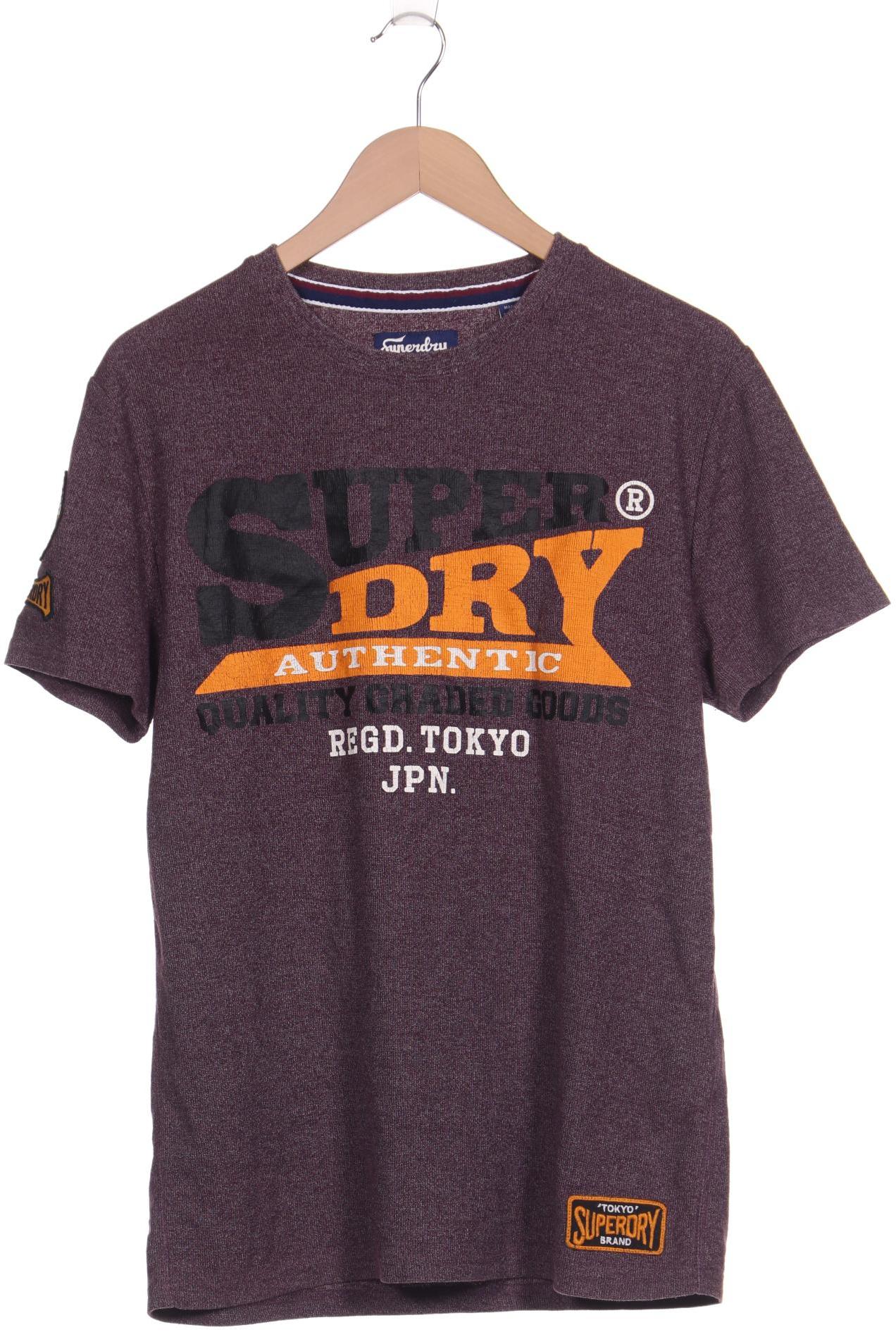 Superdry Herren T-Shirt, bordeaux von Superdry