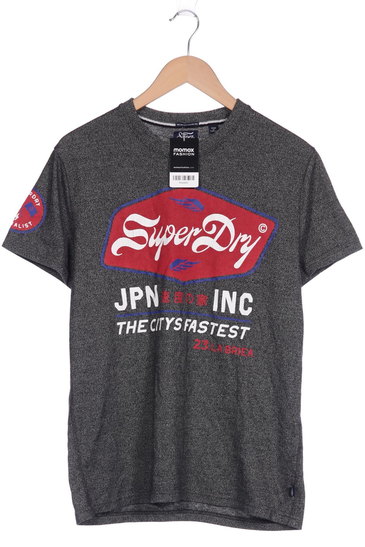 Superdry Herren T-Shirt, grau, Gr. 52 von Superdry