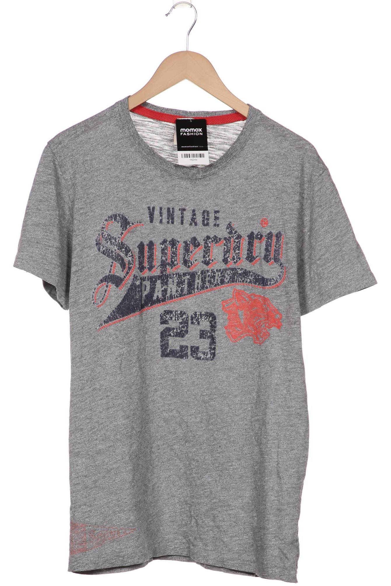 Superdry Herren T-Shirt, grau, Gr. 54 von Superdry