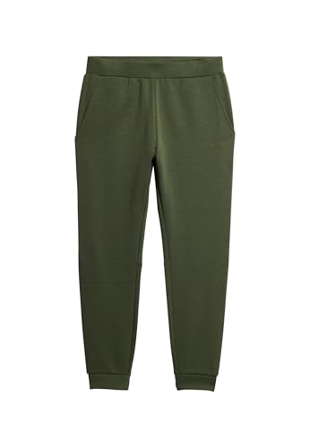 Superdry Herren Tech Jogginghose mit Karottenschnitt Dunkles Moosgrün M von Superdry