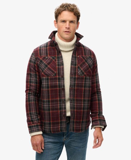 Superdry Herren The Merchant Store - Gesteppte Hemdjacke Braun - Größe: Xxl von Superdry