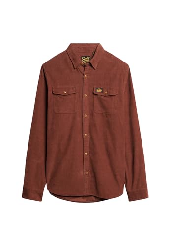 Superdry Herren Trailsman Cord T-Shirt, Braun (Toting Soil Brown), XXL von Superdry