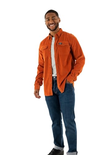 Superdry Herren Trailsman Cordhemd Clay Orange XL von Superdry