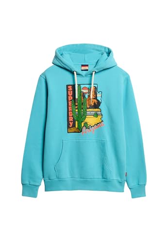 Superdry Herren Travel Postcard Hoodie mit Grafik Maui Blau XXXL Superdry Herren Travel Postcard Hoodie mit Grafik Maui Blau XXXL von Superdry