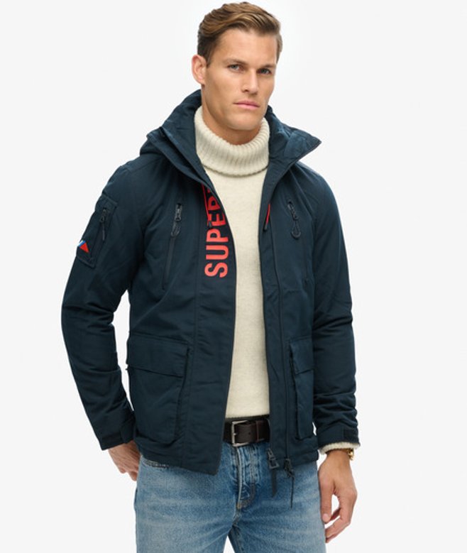 Superdry Herren Ultimate SD Windcheater-jacke Marineblau - Größe: S von Superdry