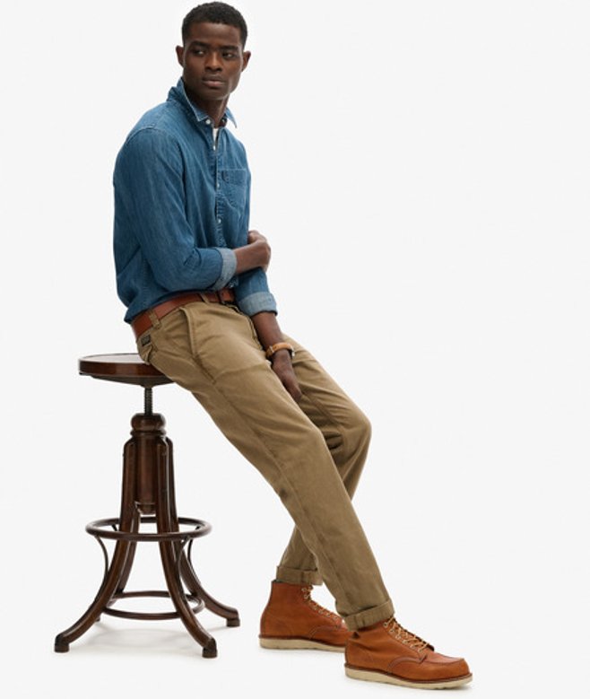 Superdry Herren Utility Chinohose Khaki - Größe: 30/32 Superdry Herren Utility Chinohose Khaki - Größe: 30/32 von Superdry